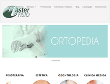 Tablet Screenshot of masterfisio.com